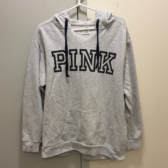 PINK Victoria's Secret Light Gray Hoodie - Picture 4 of 6